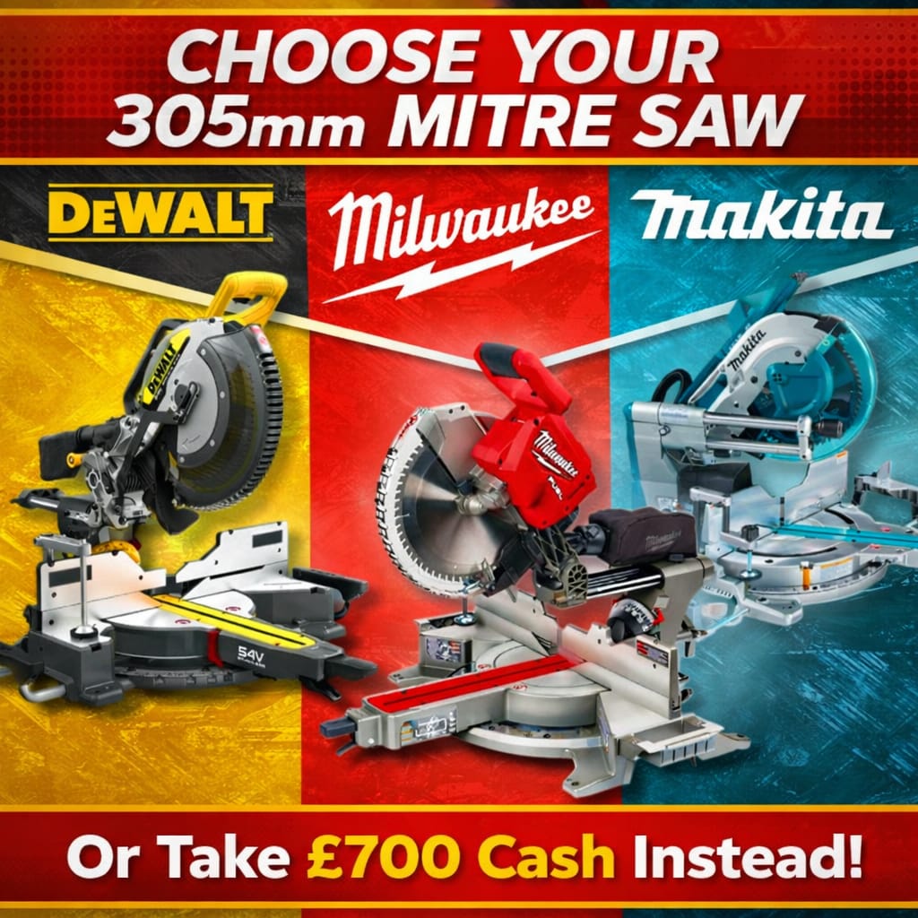 305mm Cordless Mitre Saw – Choose Your Brand #6