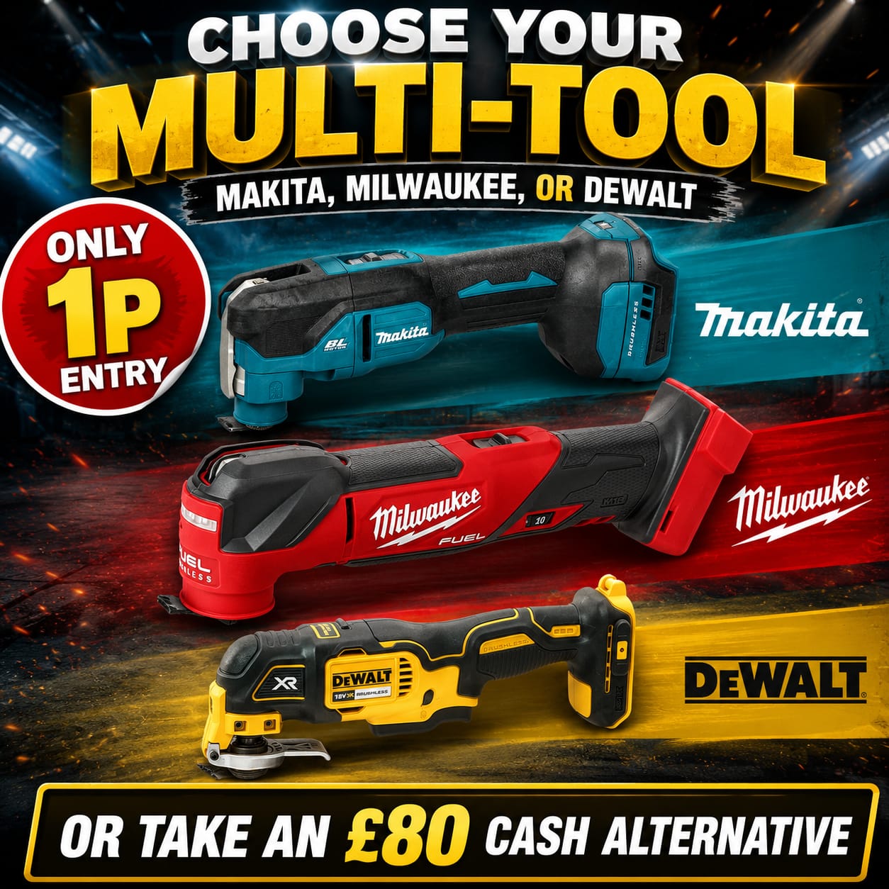 Auto Draw – 18v Brushless Multi Tool Of Your Choice – Body Only #4