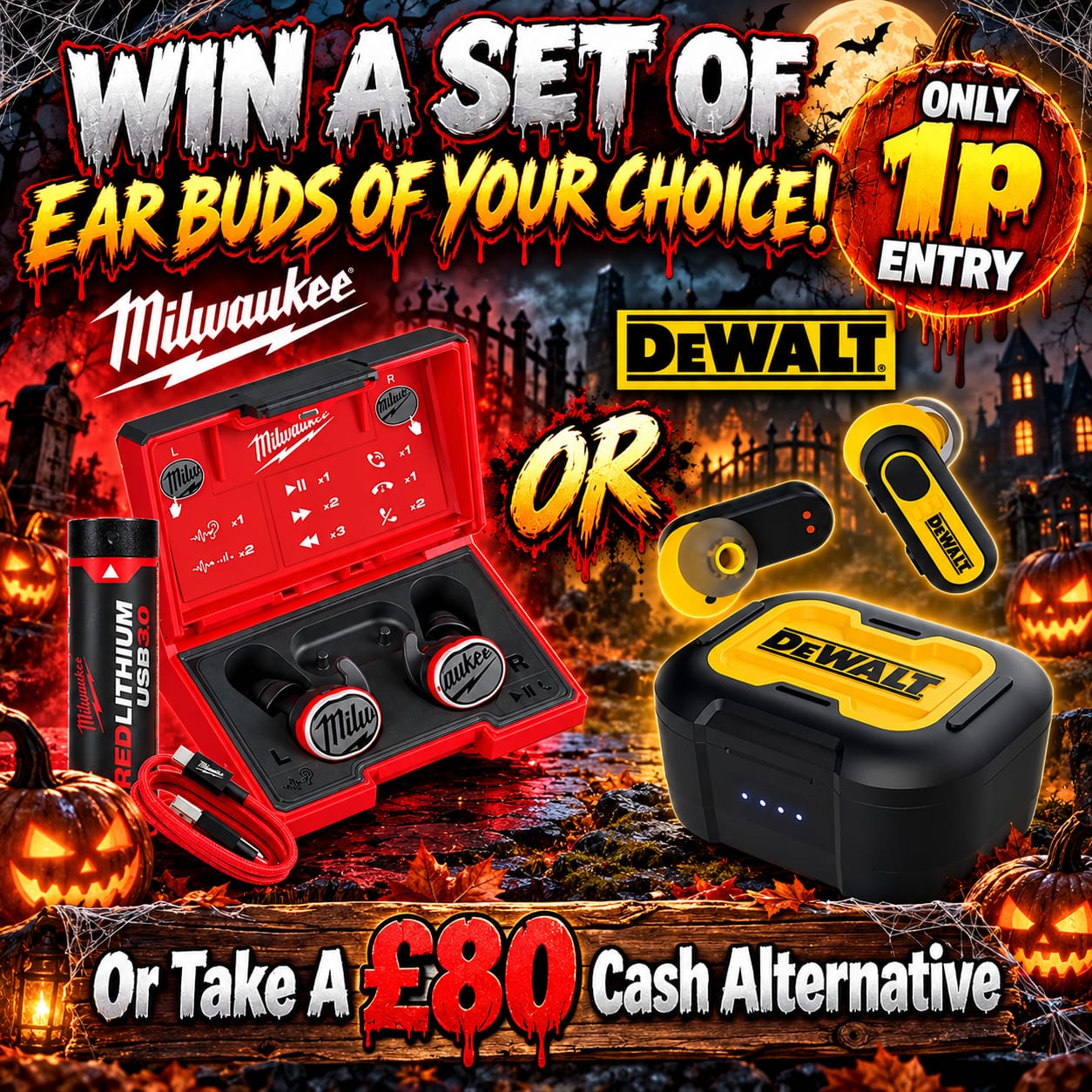 Auto Draw – Choice Of Jobsite Bluetooth Ear Buds #19