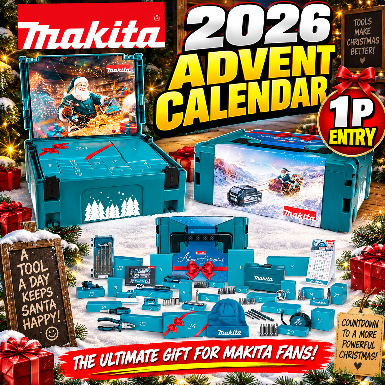Auto Draw – Makita P-84894 2026 Advent Calendar