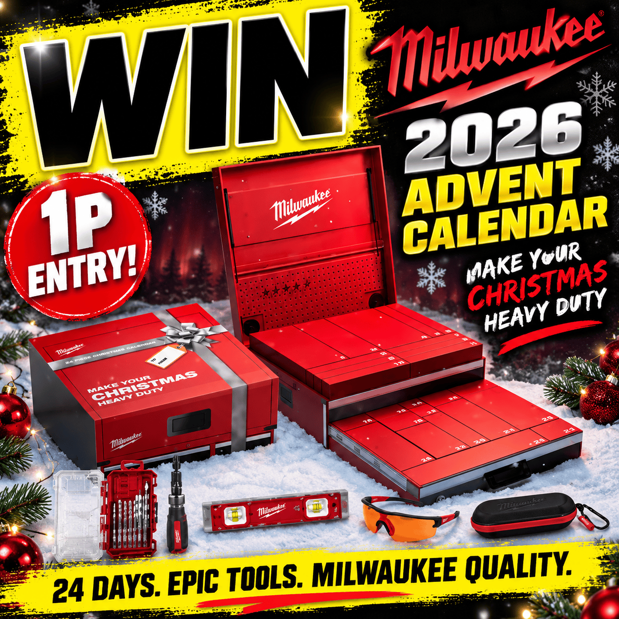Auto Draw – Milwaukee Advent Calendar 2026