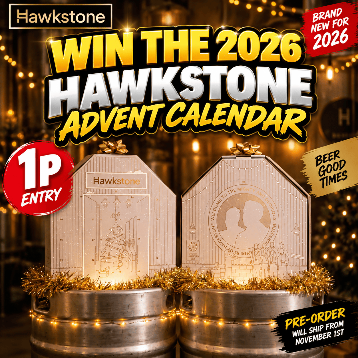 Auto Draw – The 2026 Hawkstone Advent Calendar The Brewery One #2