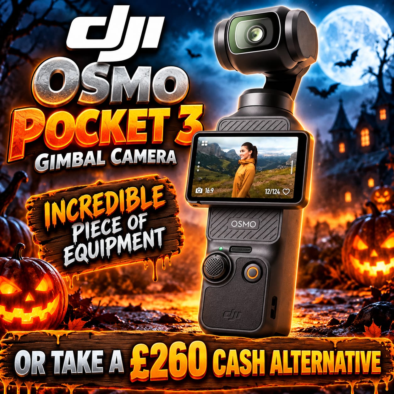 DJI Osmo Pocket 3 Gimbal Action Camera
