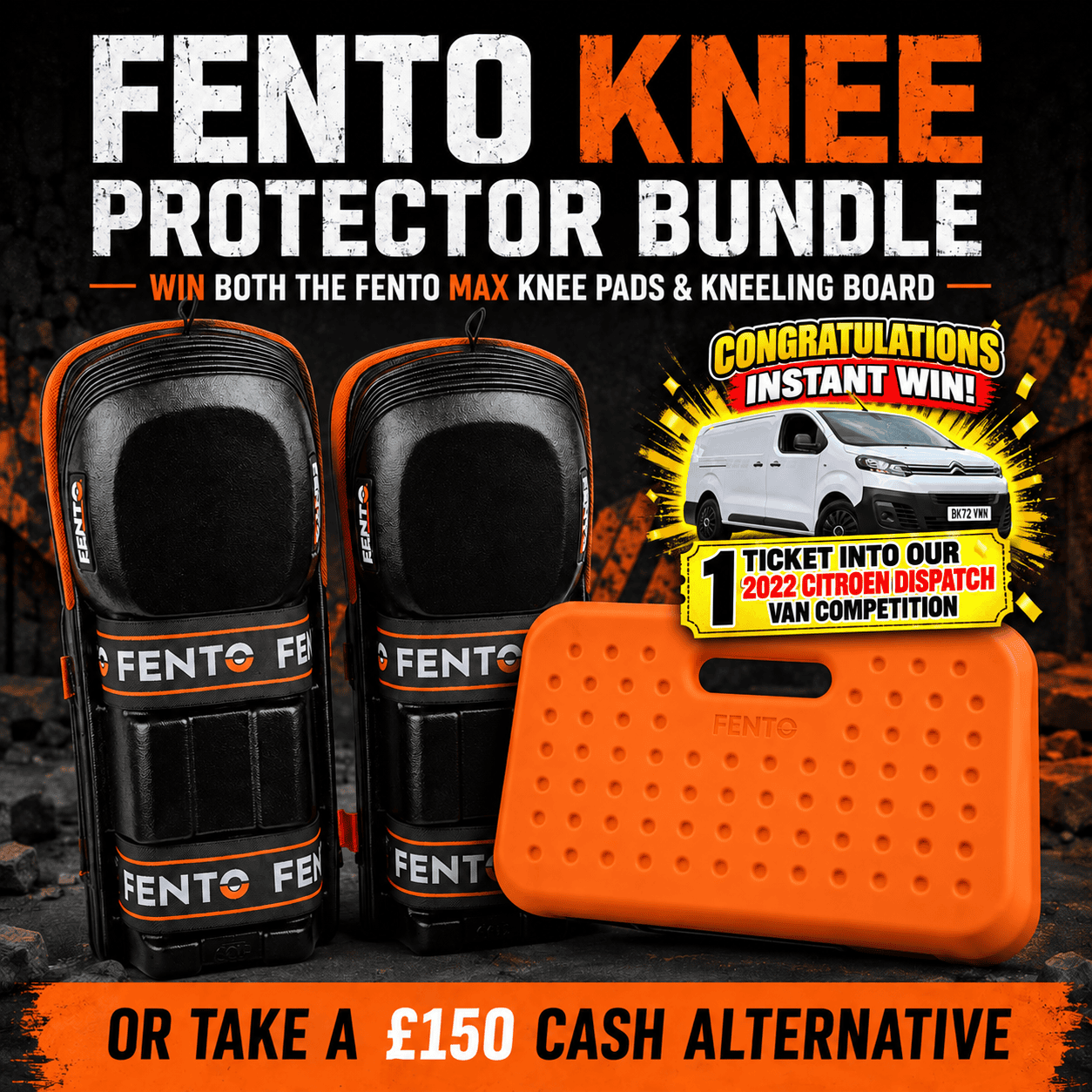 Fento Knee Protection Bundle + Van Ticket Instant Wins