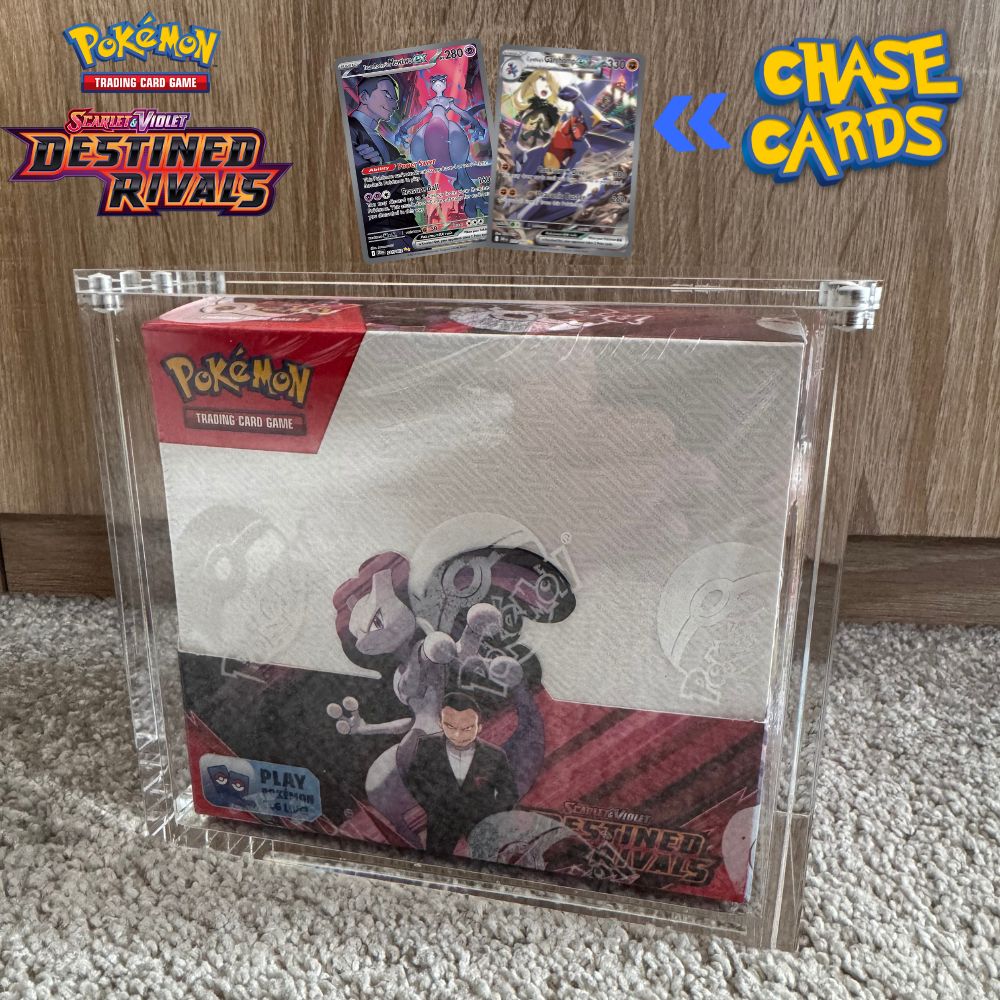 Pokémon TCG: Destined Rivals Booster Box Sealed In Acrylic Case #3
