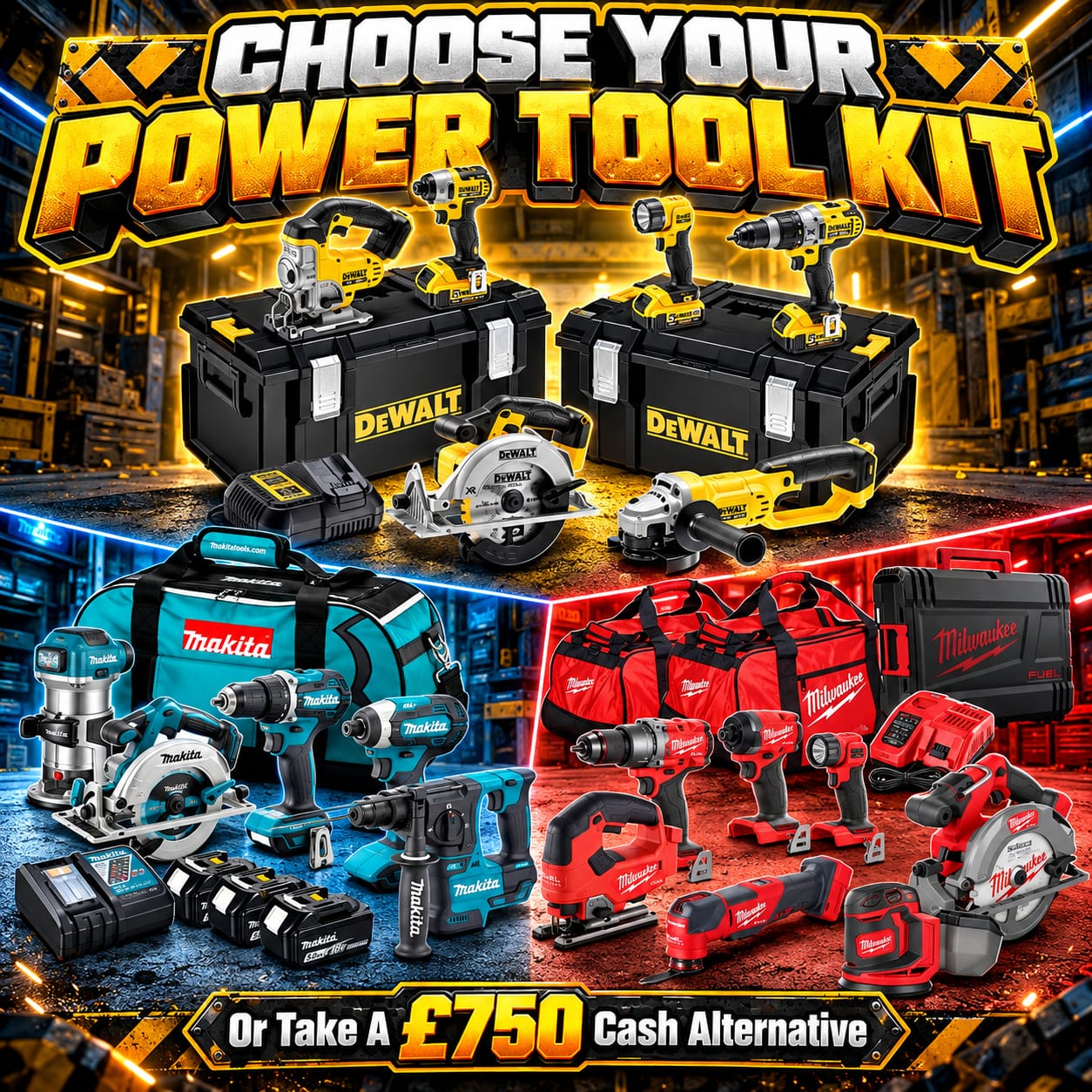 Premium Power Tool Kit – Choose Your Brand #5