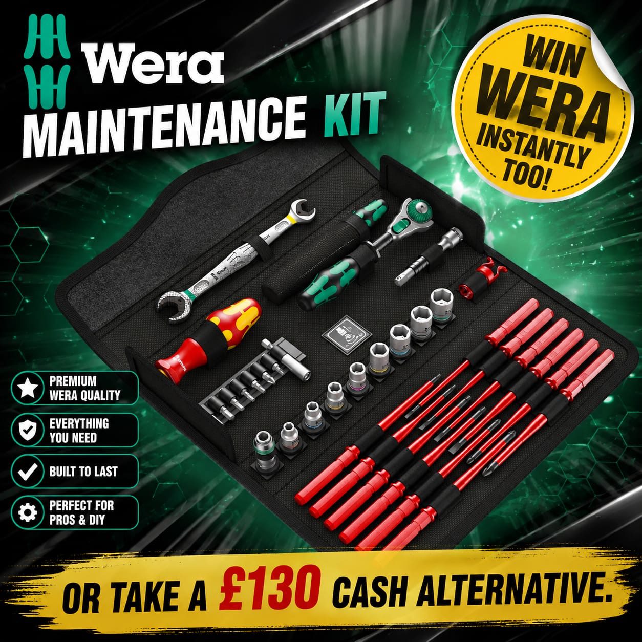 Wera 35pc Maintenance Tool Kit (+ Instant Wins!)