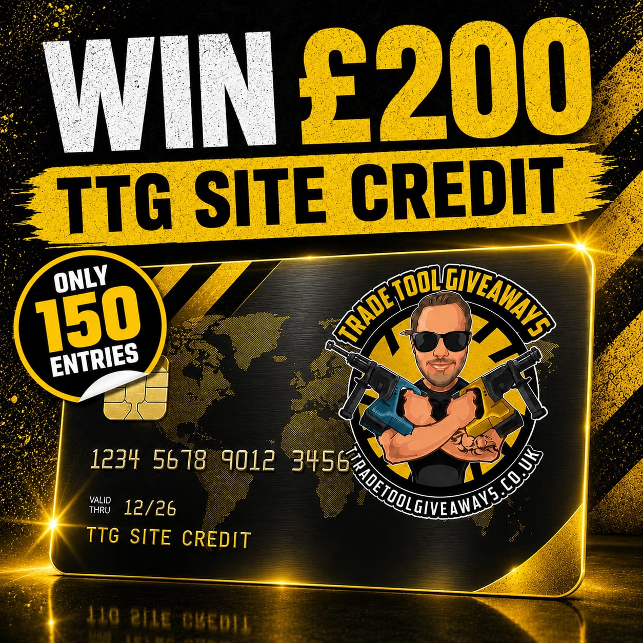Win £200 TTG Site Credit – ONLY 150 TICKETS #2