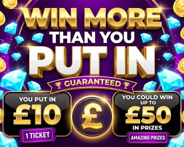 GUARANTEED WIN - 1 PER PERSON! — ONLY 500 TICKETS AVAILABLE!