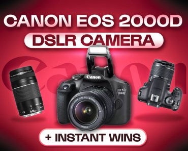 CANON EOS 2000D DSLR CAMERA!