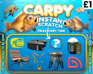 CARPY PRIZE EVERY TIME! — TOP END TACKLE TO BE WON!