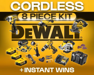 DEWALT CORDLESS 8 PIECE KIT!