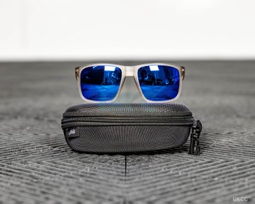 FORTIS BAYS - BROWN / BLUE SUNGLASSES!