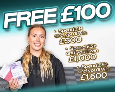 FREE ENTRY - WIN £100 | SPEND £1- £5+ & WIN EXTRA CASH! — #1