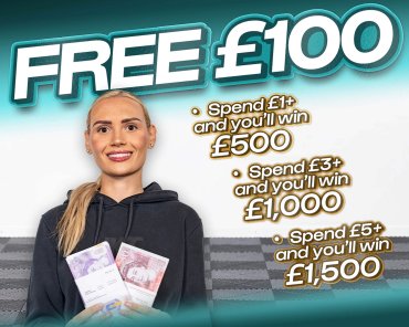 FREE ENTRY - WIN £100 | SPEND £1- £5+ & WIN EXTRA CASH! — #1