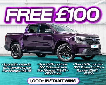 FREE ENTRY - WIN £100 | SPEND £1-£5+ AND WIN COMPETITION TICKETS & CASH! — #2