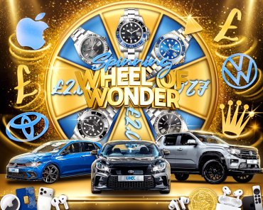 THE SPINNING WHEEL OF WONDER! #175 — CARS, ROLEXES, HOLIDAYS, CASH, TECH & MORE!