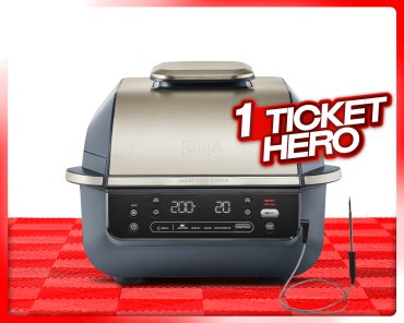 NINJA 5-IN-1 GRILL & AIRFRYER!