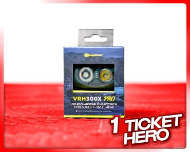 RIDGEMONKEY VRH300X PRO USB RECHARGEABLE HEADTORCH!