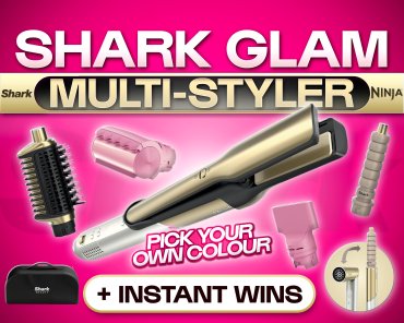 SHARK GLAM CERAMIC & AIR STYLING AND DRYING SYSTEM- CHOOSE YOUR COLOUR!