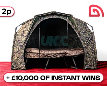 TRAKKER TEMPEST RS 100 BIVVY + SOLAR SP C-TECH BEDCHAIR + £10,000 INSTANT WINS!