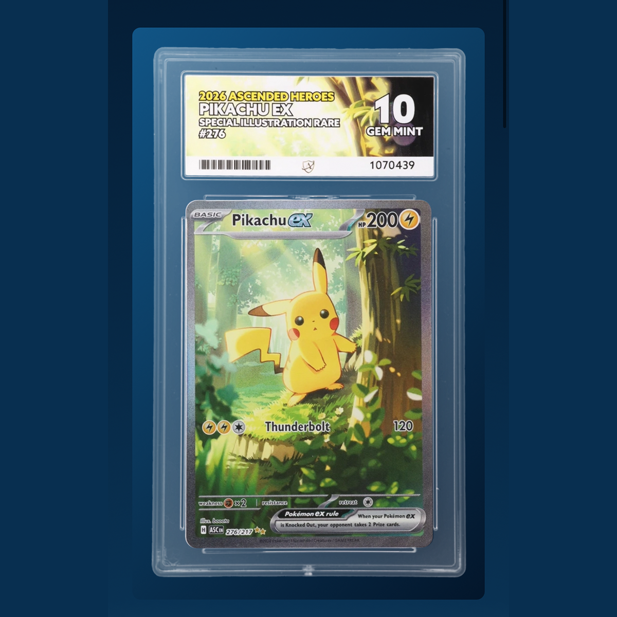 Pikachu EX 276/217 – ACE Graded Gem Mint 10